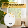 thumbnail image 4 of Glass Break Alarm 5 Pack, 125DB Loud Window Vibration Sensor, Burglar Intruder Entry Alert for Indoor Home Office Security, 4 of 10