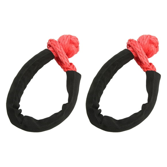 Soft Shackle Rope,2 Pcs 10mm Soft Soft Recovery Shackle Tow Strap Smooth Operation