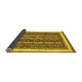thumbnail image 2 of Ahgly Company Indoor Square Abstract Yellow Modern Area Rugs, 4' Square, 2 of 4