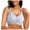 Blue, variant on Womens Seamless Bras No Underwire Scalloped Push Up Bras Soft Wireless Comfort Bralettes Full Coverage Everyday Bra Tan Bra