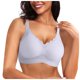 thumbnail image 1 of Sujetador sin aros y sin costuras con relleno y escote festoneado para mujer: bralette suave y cómodo sin aros, cobertura total, informal y sexy, 1 of 8
