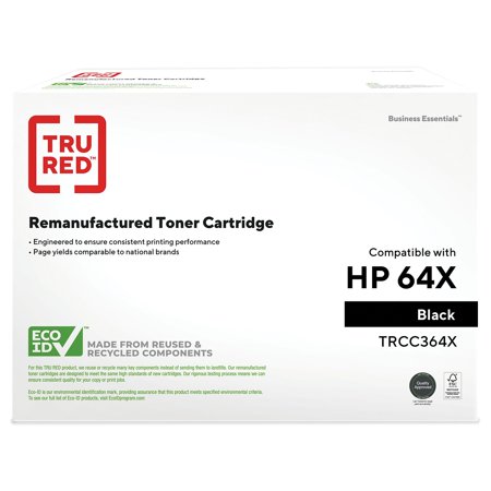Staples Remanufactured Toner Cartridge Replacement for HP 64X (Black) 837829