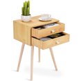 thumbnail image 3 of Mesa auxiliar Costway Mesilla de noche Madera con cajón 40x30x54,5cm, 3 of 10