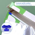 thumbnail image 5 of 6 pcs Plastic Wrap, Aluminum Foil and Wax Paper Dispenser Cutter, Reusable Tin Foil & Cling Wrap & Parchment Paper Dispe, 5 of 5