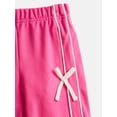 thumbnail image 2 of Wonder Nation Toddler Girls Track Pants with Bows, Sizes 18M-5T, 2 of 3