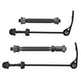 Bike Bicycle Wheel Hub Front and Rear Quick Release Axle with 2