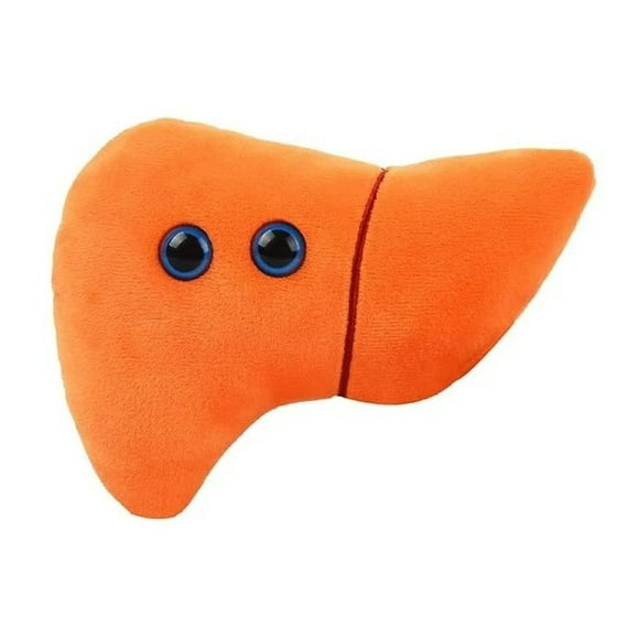 GIANTmicrobes Liver Plush – Juguete anatómico para órganos, Buen regalo para postoperatori GIANT MICROBES GIANT MICROBES
