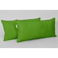 thumbnail image 2 of Vargottam Indoor/Outdoor Polyester Fabric Lumbar Pillow Cover, All-Weather Waterproof Rectangular Cushion Case for Patio Furniture,12" x 24"Set of 2-Green, 2 of 7