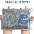 thumbnail image 3 of BEADSLAND 14400PCS Hotfix Rhinestones Bulk for Crafts DIY, Crystal AB, SS16, 3 of 5