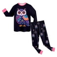 thumbnail image 6 of eczipvz Girls Dinosaur Pajamas Long Sleeve Unicorn Sleepwear Pajama Cute Princess Pjs for Toddler Clothes Hot Pink,2-3 Years, 6 of 6
