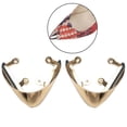 thumbnail image 1 of 1 Pair Metal Toe Caps Creative Protective Heel Decoration Shoes Supplies, 1 of 9