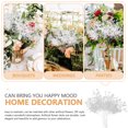 thumbnail image 3 of 50 Pcs Acrylic Crystal Flower Wisteria Artificial Flowers Ornaments for Crafts Bride White, 3 of 6