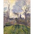 thumbnail image 2 of Pissarro, Camille 20x24 White Modern Wood Framed Museum Art Print Titled - The Bell Tower of Bazincourt, 2 of 4