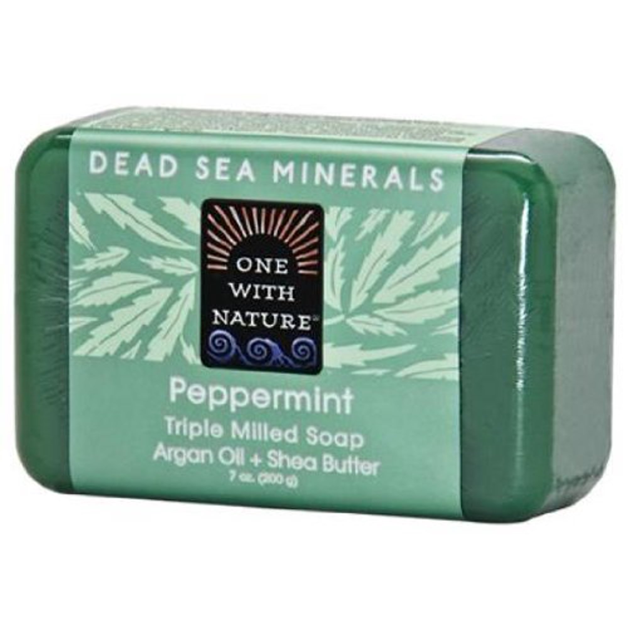 One With Nature One With Nature Dead Sea Mineral Hemp Soap Peppermint - 7 Ounce