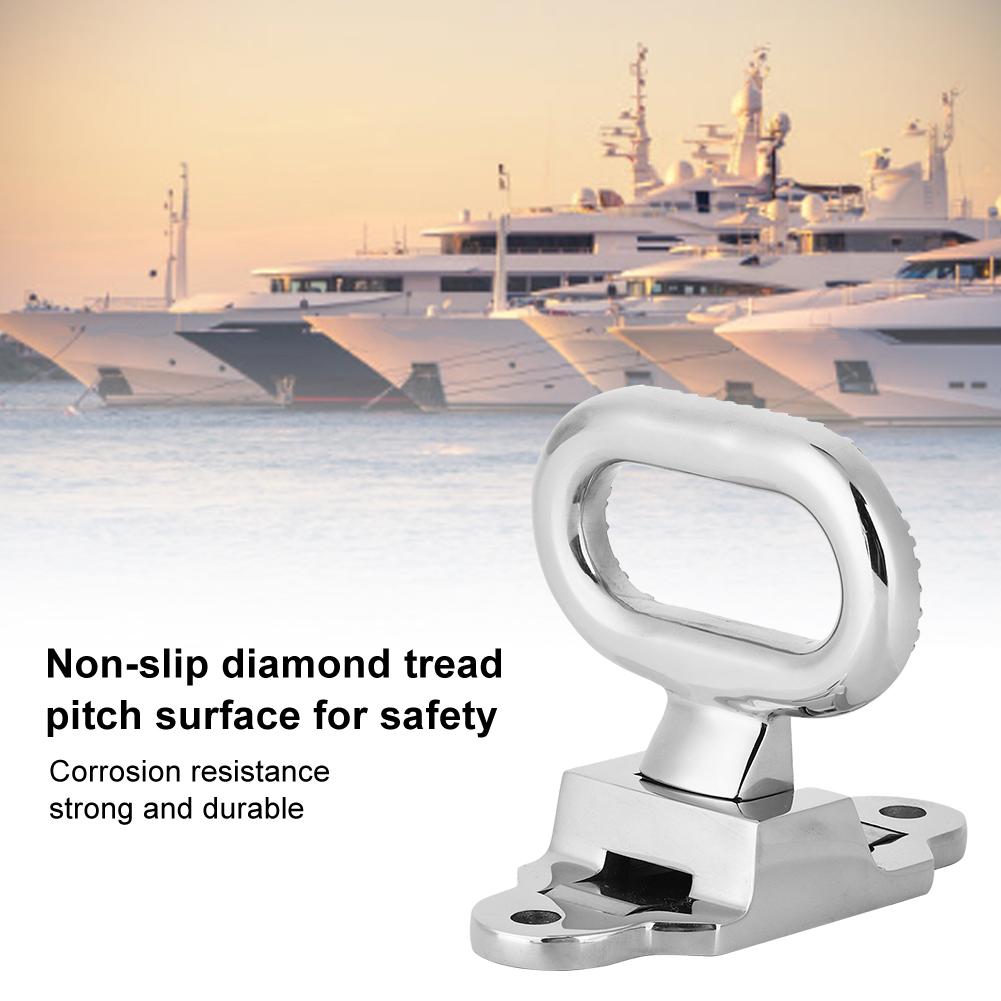 SeaLux Marine Grade 316 Stainless Steel Folding Step - Side Mount For Boats, Trucks, Lofts - View #3