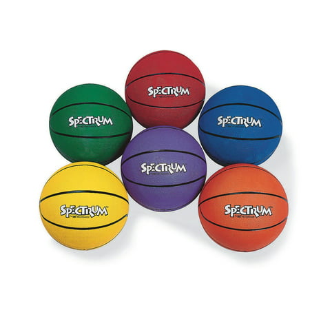 S&S Worldwide Spectrum Rubber Basketball - Official-GREEN, Our best price ever on premium rubber basketballs. By SS (Best Basketball Games Ever)