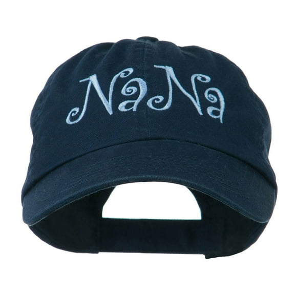 Wording of NaNa Embroidered Cap - Navy OSFM