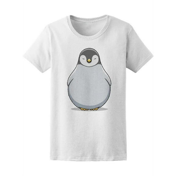 Funny Cute Imperial Penguin  T-Shirt Women -Image by Shutterstock, Female Small