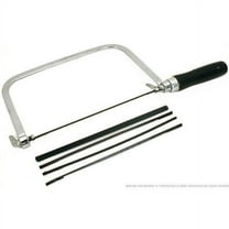 Coping Saw & 5 Blades Wood Metal Cutting Hand Tool 6"