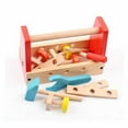 thumbnail image 1 of Tool Box Children Wood 16 Pcs. With Accessories Craftsman Set For Children From 18 Months, 1 of 6