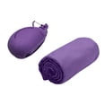 thumbnail image 3 of Toalla de gimnasio, toalla de microfibra para cuello y cara, suave y fresca, ideal para fitness, baloncesto, senderismo, jogging y actividades al aire púrpura, 3 of 8