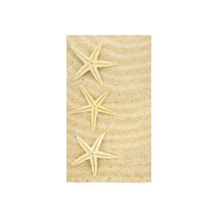 ZKGK Seashells Starfish Hawaii Summer Sand Beach Seaside Hand Towel Bath Towels For Bathroom,Outdoor and Travel Use,16" x 28" Inche