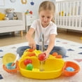 thumbnail image 4 of Play With Running Water Role Playing Toddler Girl With Rotating Faucet Play Food & Kitchen Utensils Simulation Kitchen Playset For Kids|Playsets, 4 of 6