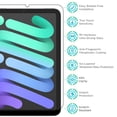 thumbnail image 6 of Tech Armor Ballistic Glass Screen Protector Designed for Apple NEW iPad Mini 6 8.3 Inch 1 Pack Tempered Glass 2021, 6 of 8