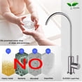 thumbnail image 2 of Izzovium Kitchen Water Filter Faucet, Brushed Nickel Stainless Steel Drinking Faucet with 360° Swivel Spout, 1.5GPM Flow Rate, 10.63" Height for Sink, 2 of 6
