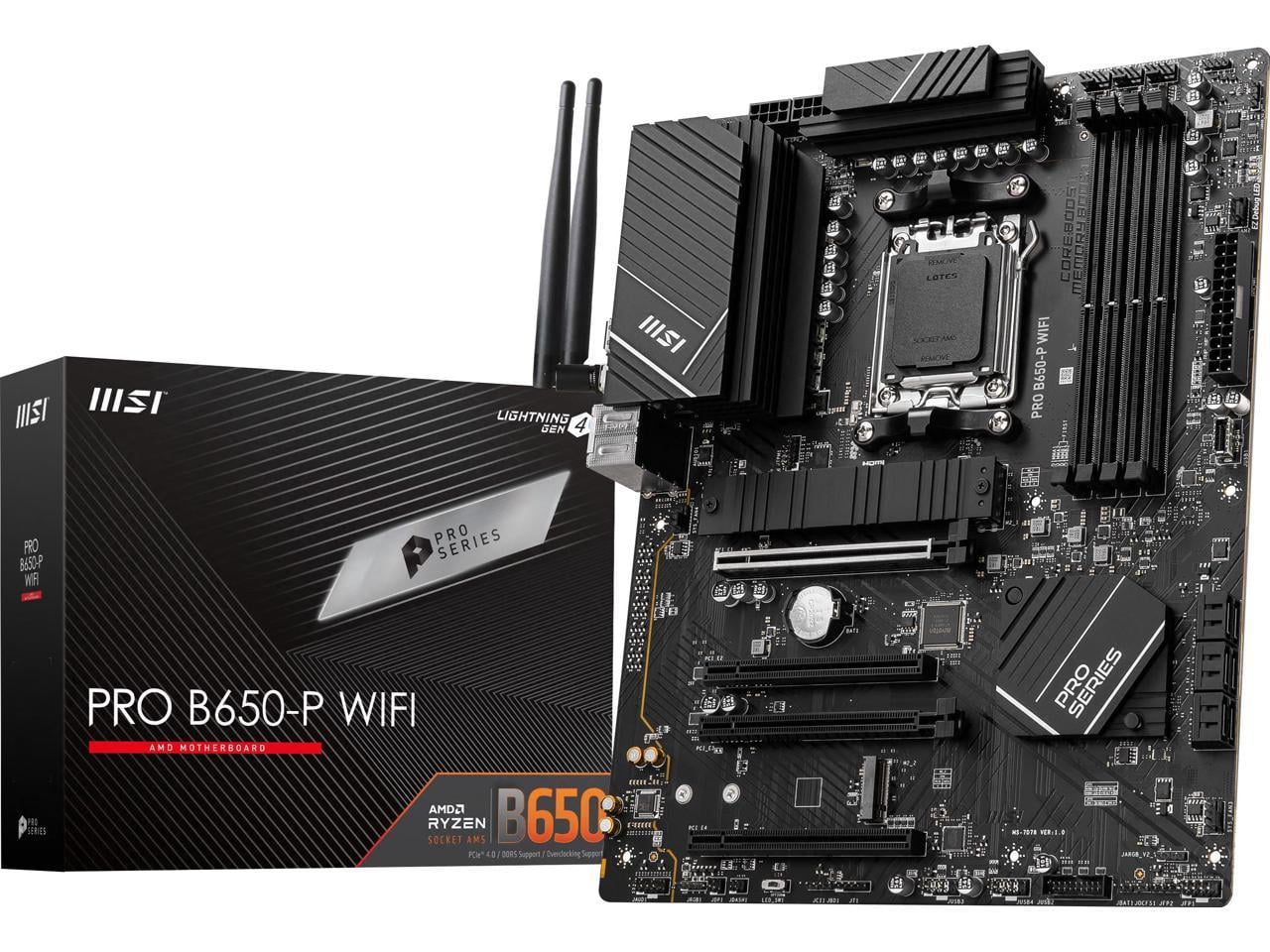 マザーボード MSI PRO B650M-A WIFI AMD Ryzen 7000 AM5 PRO B650M-A WIFI
