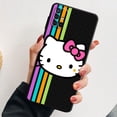 thumbnail image 1 of Funda de silicona de lujo con dibujos animados de Hello Kitty para Samsung Galaxy A70, A02s, A02, A01, A10, A20e, A10s, A03 Core, A04, A50, A40, A03s, A04s Fivean unisex, 1 of 2