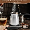 thumbnail image 3 of 600ml Electric Turkish Coffee Maker Stainless Steel Machine 5 To 6 Cups Capacity With Ergonomic Handle 110V For Home Travel (a ), 3 of 9