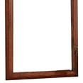 thumbnail image 3 of 36 Inches Rectangular Wood Encased Mirror Brown - Saltoro Sherpi, 3 of 5
