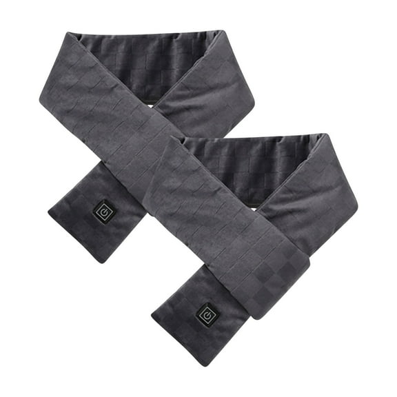 ZRGHAOYLQ 2 Pc Neck Scarves Heated Neck Wrap Electric Men And Women Winter Thermal Scarf Outdoor Usb Charging Warm Heated Scarfs Smart Electric Heating Scarf for Christmas Gifts