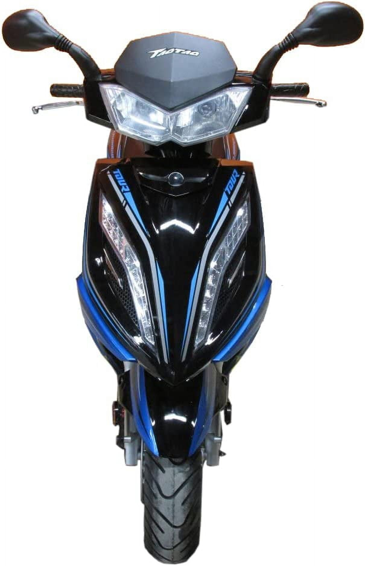 Tao Tao Quantum 150 Titan Scooter - Sporty  Black Color