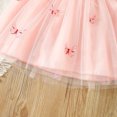thumbnail image 4 of Bearichfupo Toddler Girls Fly Sleeve Butterfly Tulle Ruffles Dress Dance Party Princess Dresses Clothes, Sizes 6-12 Months, 4 of 6
