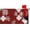 Burgundy and white, variant on Modern Christmas Flowers Mailbox Cover Luxury Botanical Merry Christmas Festival Magnetic Mailbox Covers for Yard Home Decorative Mail Box Wraps Post Letter Cover Standard Size 18x21 Inch