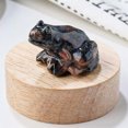 thumbnail image 6 of K-KED Natural Flame Stone Quartz Crystal Lucky Frog Carved Mini Froggy Statue Healing, 6 of 9