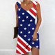 thumbnail image 5 of Vestido de Verano para Mujeres sin Mangas Estilo de Bolsillo con Cuello en V, Color Sólido Y Cómodo Vestido de Verano Casual, 5 of 5