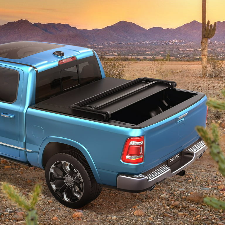 Fit For 09-14 Ford F150 Excl Raptor 6.5' Bed 4-Fold Assembly Truck Tonneau  Cover