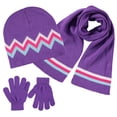 thumbnail image 1 of Swak Girls Hat,Scarf & Glove Set-Kids Cold Weather Winter Accessories-Childrens 3 Pc Beanie Set-Big Girls Hat Scarves & Glove, 1 of 5