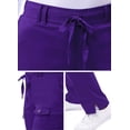 thumbnail image 4 of Adar Pro Sarraus pour Femmes - Pantalon de Sarrau à Jambe Ajustée Style Yoga - P4100P - Raisin - m, 4 of 7