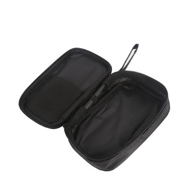 Estuche de viaje de 2 piezas, bolsas de almacenamiento para dispositivos electrónicos, tipo universal con cremallera (5.5x3.3 pulgadas) Macarena Caja del multímetro