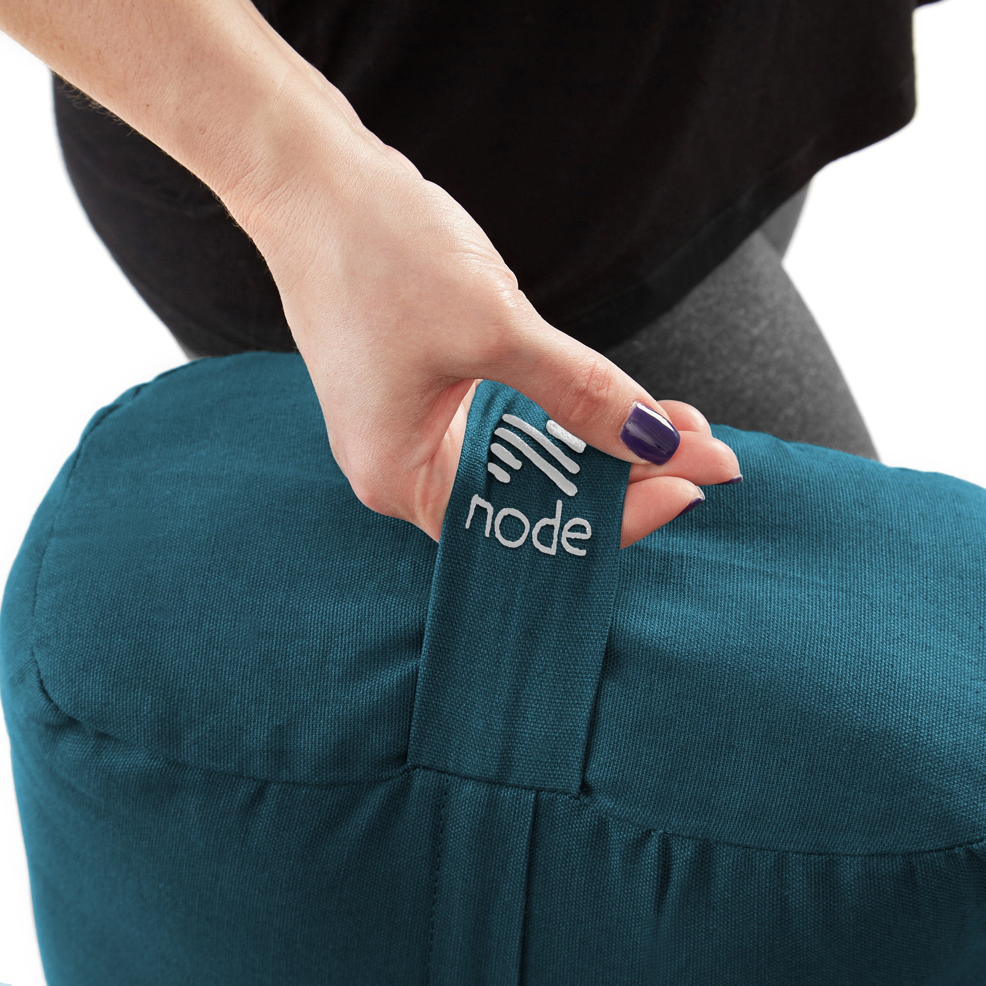 The versatility of the cushion allows for use under the knees, back, or neck to help align the spine and relieve pressure points. Made with high-quality materials, this cushion is known for its durability and long-lasting performance. The soft material molds to your body's contours, providing consistent comfort and stability throughout your practice.