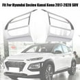 thumbnail image 2 of Leylor Etiqueta engomada del Inserto del Ajuste del Marco de la Cubierta del Volante del Coche para Encino Kauai 2017-2020 SUV(Silver), 2 of 5