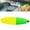Green+Yellow, variant on FURNIX Fish Foam Cigar Floats,Foam Peg Floats,Fishing Corks Slip Float for ,Fishing Bobbers Floats Peg Floats Cigar Foam Slip Fishing Bobbers for Rig Catfish Freshwater Saltwater Green+Yellow