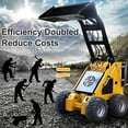 thumbnail image 6 of Mini Skid Steer Loader 13.5HP EPA Briggs & Stratton Gas Engine Compact  Wheel Loader, 6 of 8