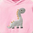 thumbnail image 5 of TOWED22 Toddler Girls Boys Graphic Long Sleeve Pullover Top Hoodie Sweatshirt with Pocket,Pink,18-24 M, 5 of 7