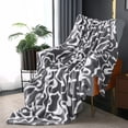 thumbnail image 1 of Xihbxyly Manta de Terciopelo a Rayas, Suave y Cómoda, Diseño Moderno y Duradero, Transpirable para Todas Las Estaciones, Ideal para Una Siesta En El Sofá, Fácil de Mantener, Tamaño 70 X 100 Cm., 1 of 6