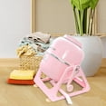 thumbnail image 4 of WonderWash Portable Washing Machine for Apartment & Tiny Spaces - Manual Hand Clothes Washer with Retro Design - Clean Laundry Anywhere with Our Countertop, Non-Electric, Small Washer - Pink, 4 of 8